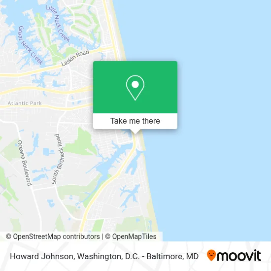 Howard Johnson map