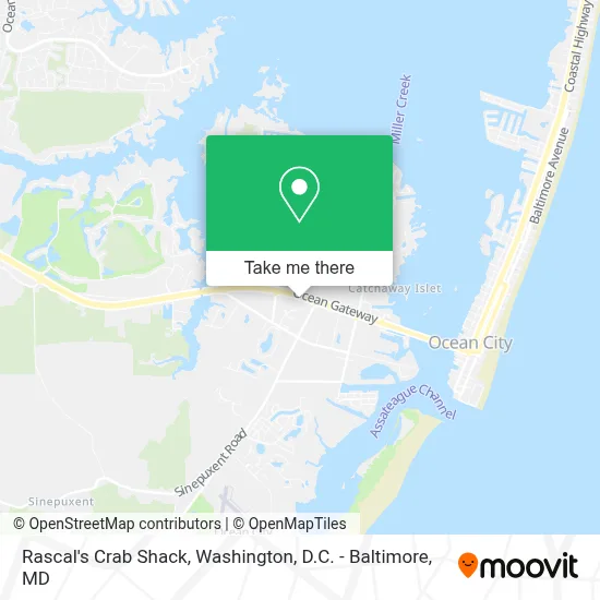 Rascal's Crab Shack map
