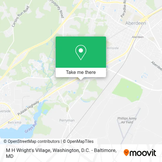 M H Wright's Village map