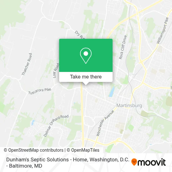 Dunham's Septic Solutions - Home map