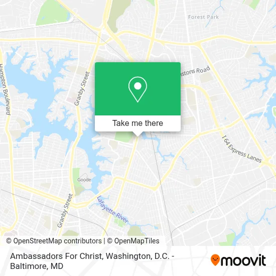 Ambassadors For Christ map