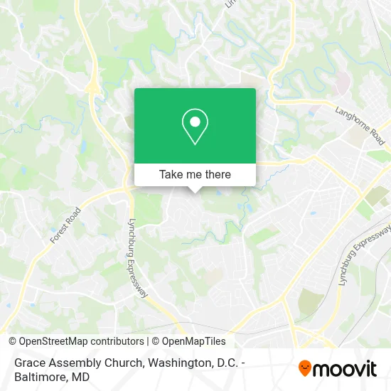 Grace Assembly Church map