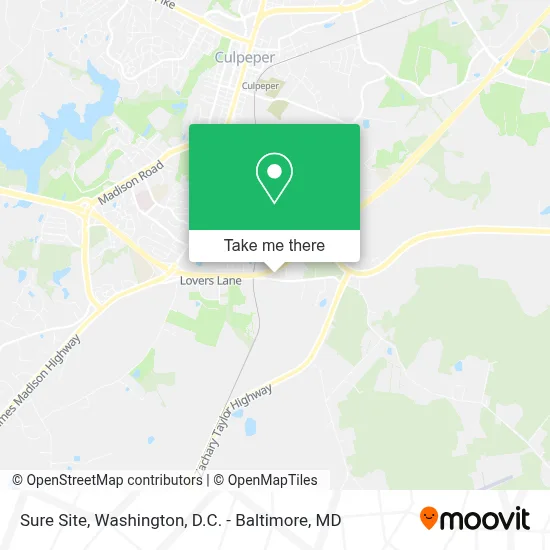Sure Site map
