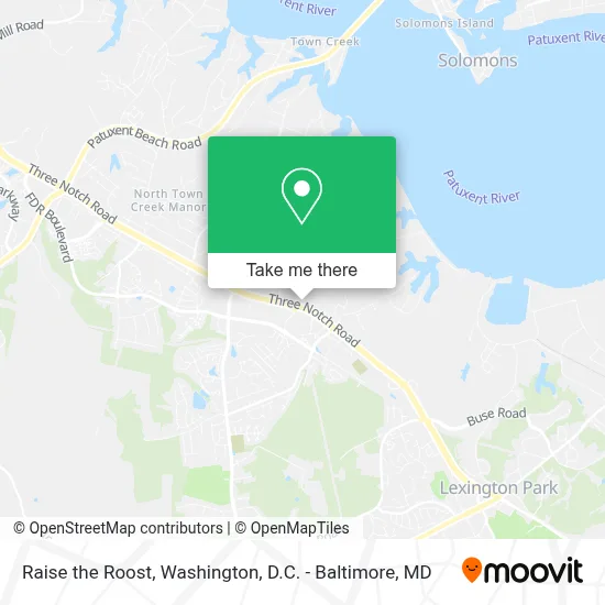 Raise the Roost map