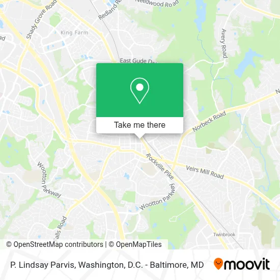 P. Lindsay Parvis map