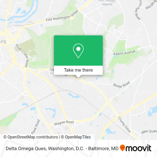 Delta Omega Ques map