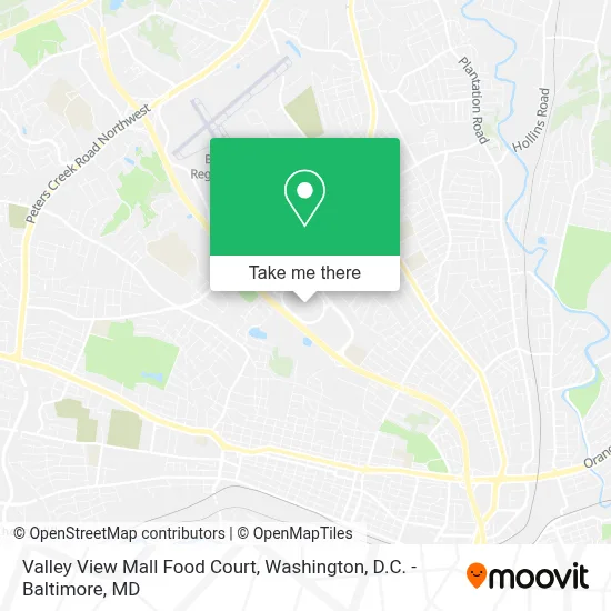 Valley View Mall Food Court map