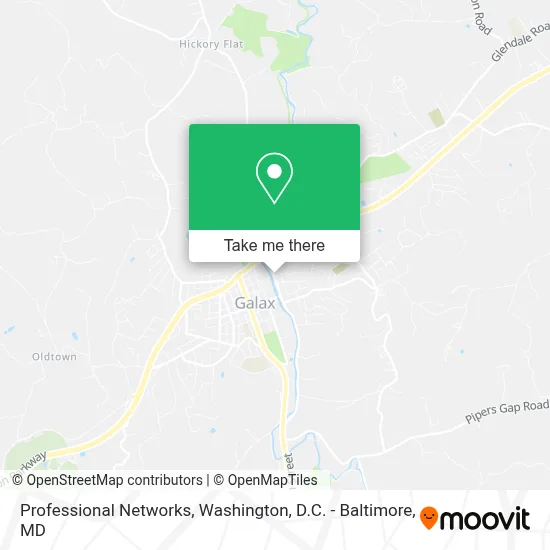 Professional Networks map