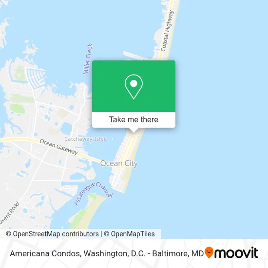 Americana Condos map