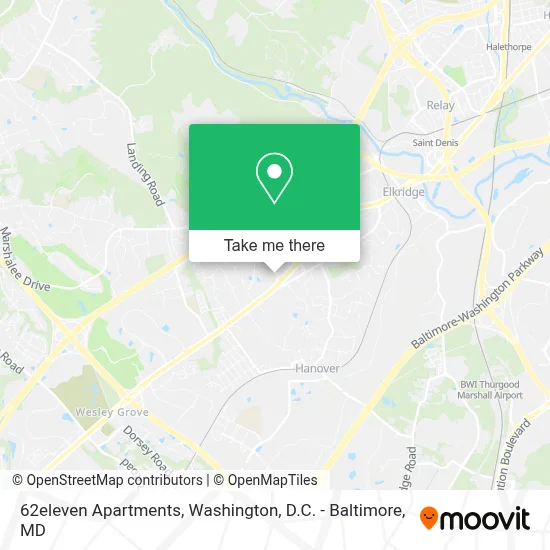 62eleven Apartments map