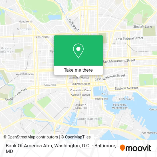 Bank Of America Atm map