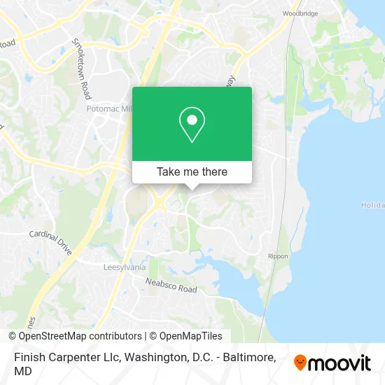 Finish Carpenter Llc map
