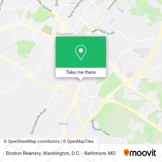 Boston Beanery map