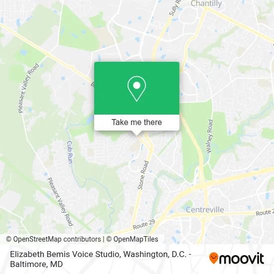 Elizabeth Bemis Voice Studio map