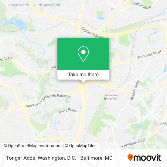 Tonger Adda map