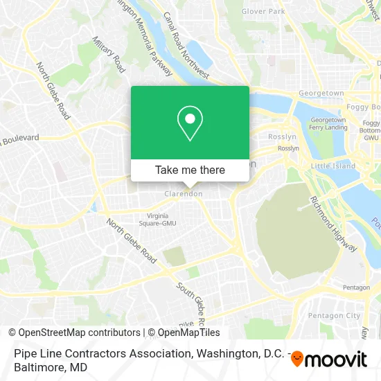 Pipe Line Contractors Association map