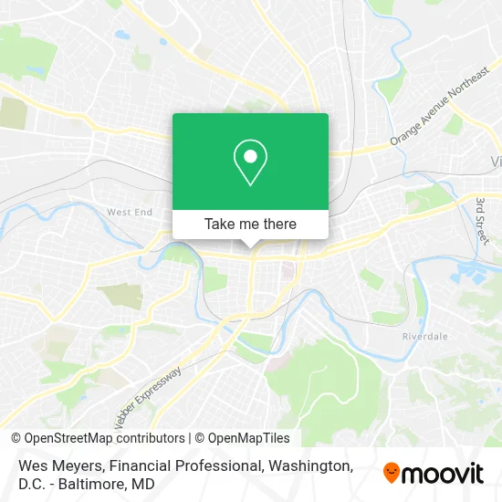 Wes Meyers, Financial Professional map