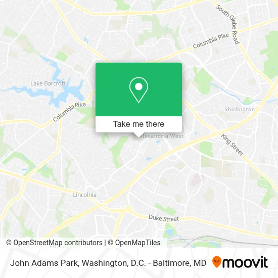 John Adams Park map