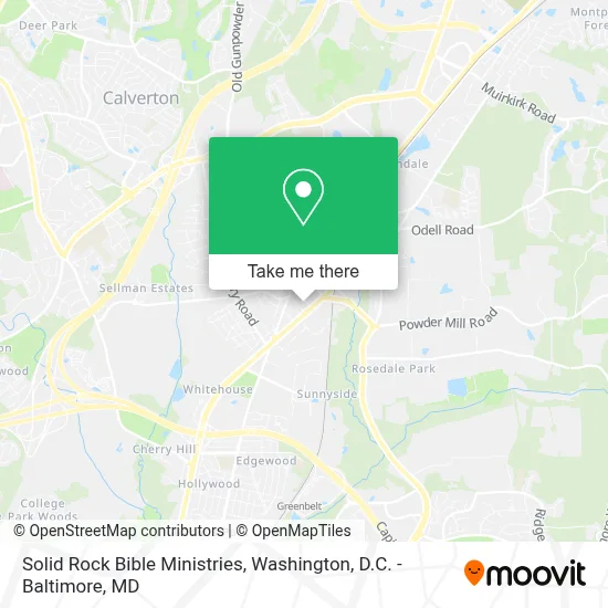 Solid Rock Bible Ministries map
