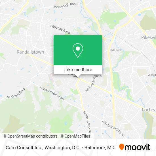 Com Consult Inc. map