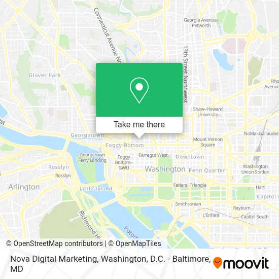 Nova Digital Marketing map