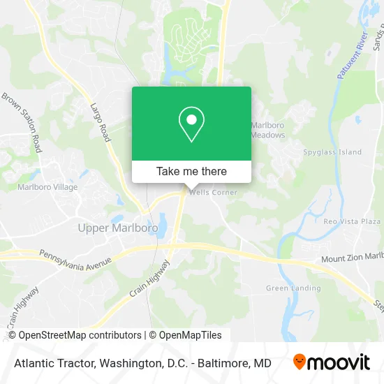 Atlantic Tractor map