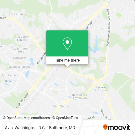 Avis map