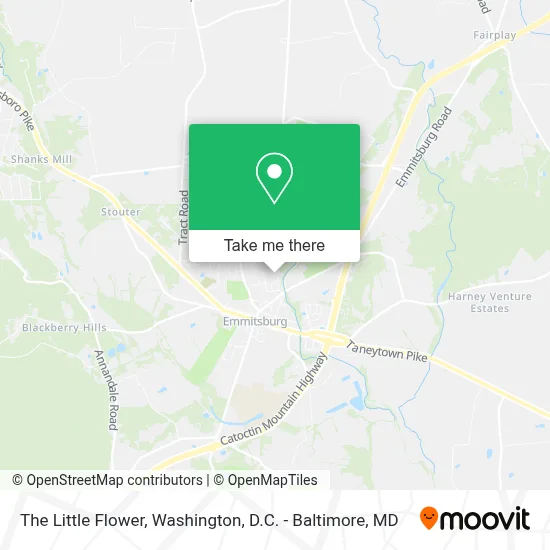 The Little Flower map