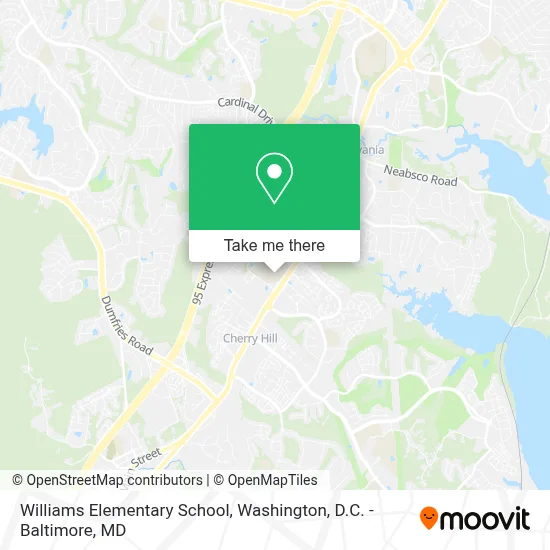 Williams Elementary School map