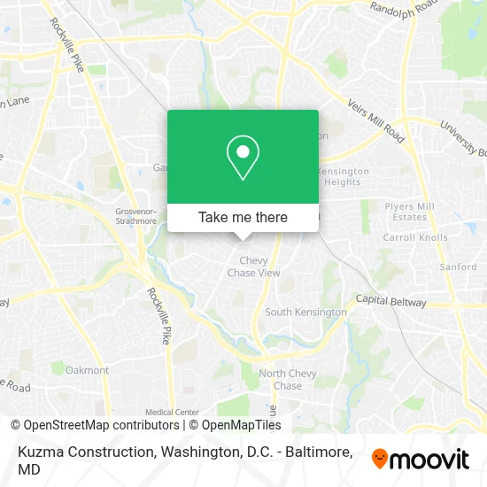 Kuzma Construction map