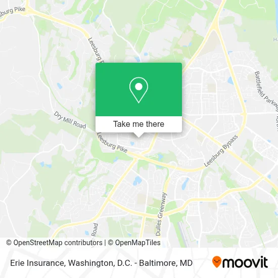 Erie Insurance map