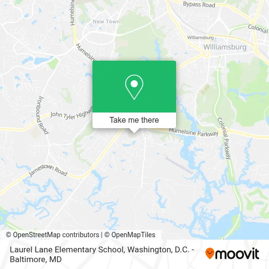 Laurel Lane Elementary School map