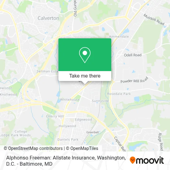 Alphonso Freeman: Allstate Insurance map
