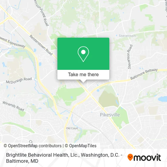 Brightlite Behavioral Health, Llc. map