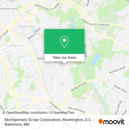 Montgomery Scrap Corporation map