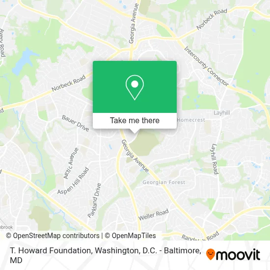 T. Howard Foundation map