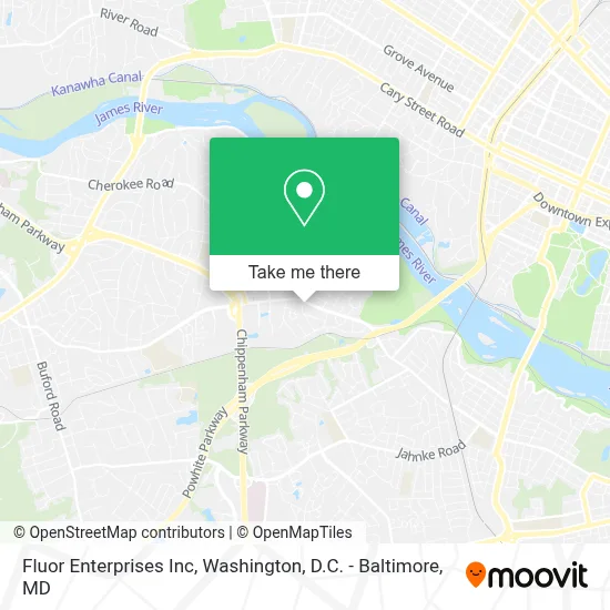 Fluor Enterprises Inc map