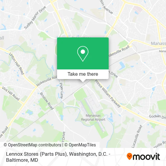 Lennox Stores (Parts Plus) map