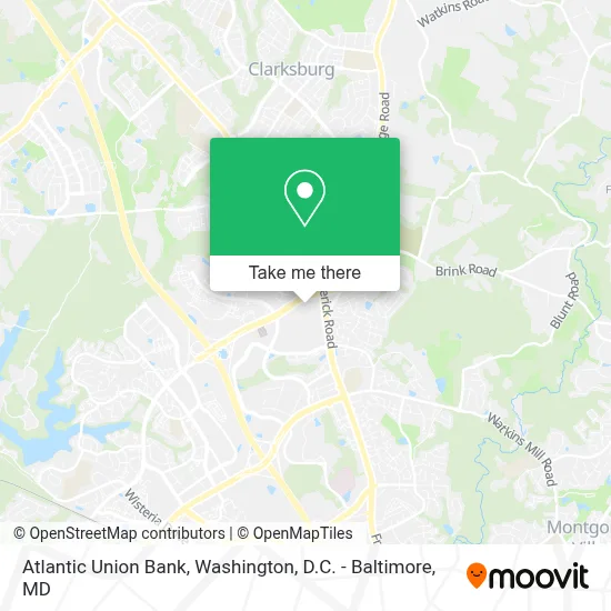 Atlantic Union Bank map