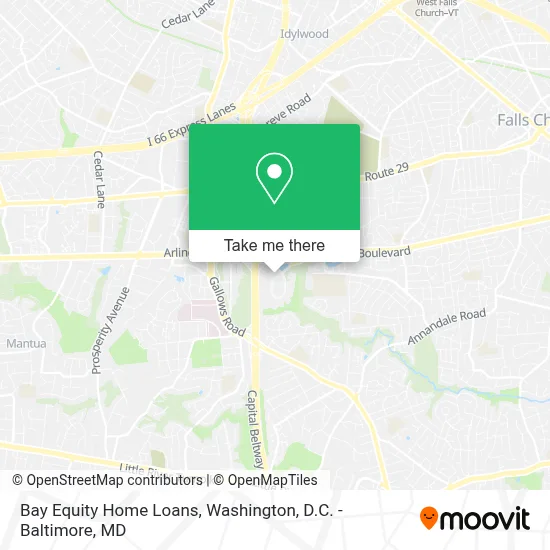 Bay Equity Home Loans map