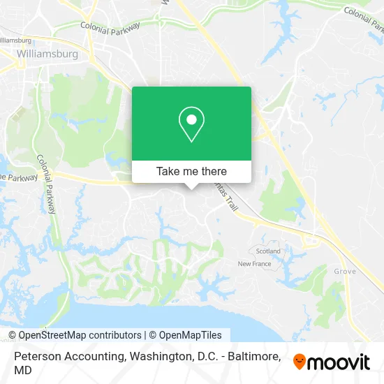 Peterson Accounting map