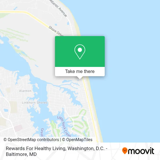 Rewards For Healthy Living map