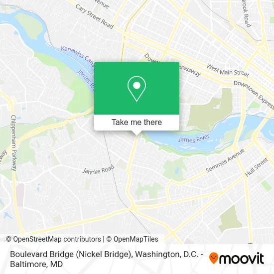 Boulevard Bridge (Nickel Bridge) map