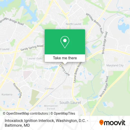 Intoxalock Ignition Interlock map