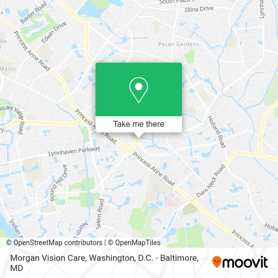 Morgan Vision Care map