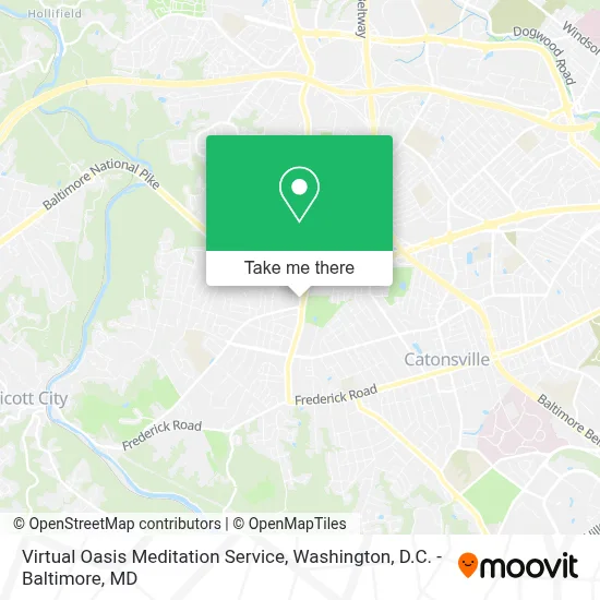 Virtual Oasis Meditation Service map
