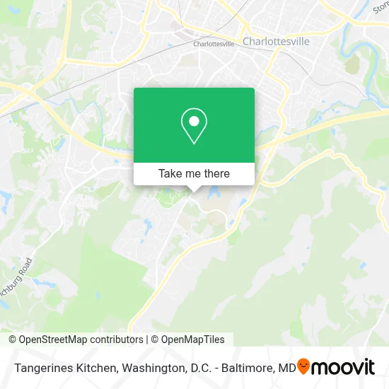 Tangerines Kitchen map