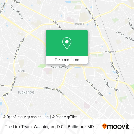 The Link Team map