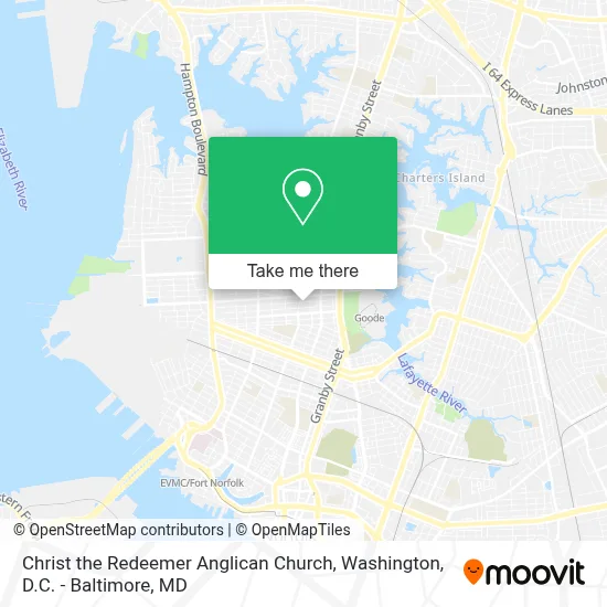 Christ the Redeemer Anglican Church map