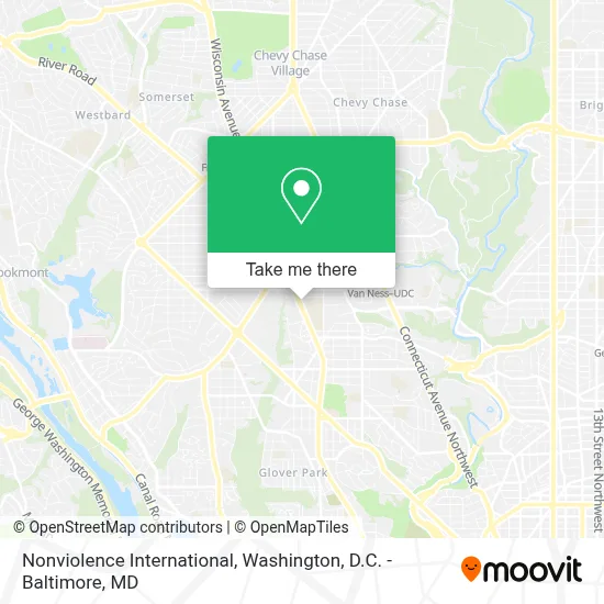 Nonviolence International map